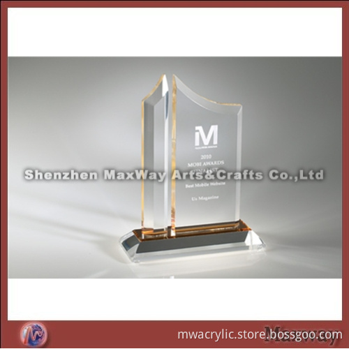 Transparent Printing Custom Award Plaque